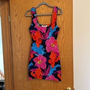 Mara Hoffman Floral Popcorn Dress